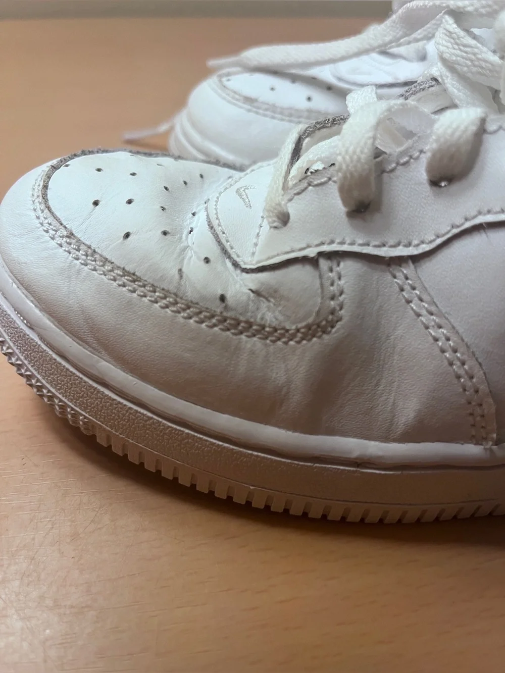 Nike Air Force 1 Low White Youth Shoes Size 2Y - 314193-117